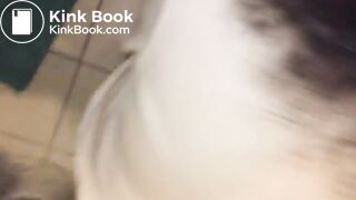 hold open her arse while she takes a shit scat