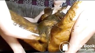 Awesome lesbian scat sex