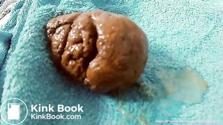 Fart and queef with shitty anal creampie