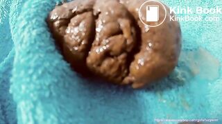 Fart and queef with shitty anal creampie