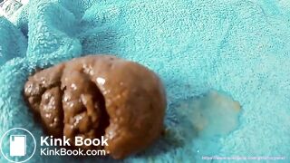 Fart and queef with shitty anal creampie