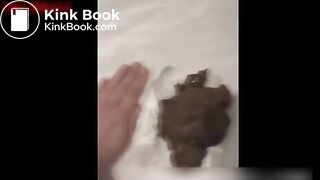 in die Dusche geschissen