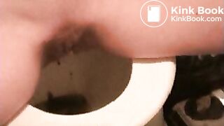 scat Lucy shitting in toilet from swallow-my