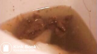 scat Lucy shitting in toilet from swallow-my