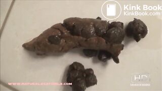 young babe shitting in front of toilet