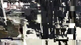 Public Porn Convention Pee and Surprise Poop