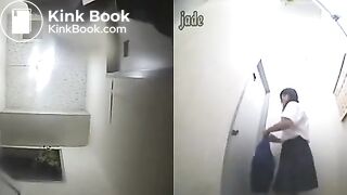 Schools girls pooping in the face
