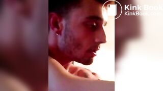 Passionate shitty kiss