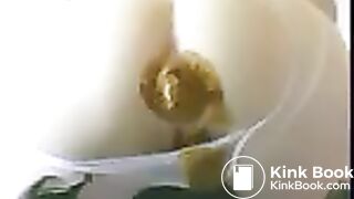 Pantyhose poop