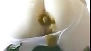 Pantyhose poop