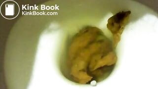 SLUT SHIT IN TOILET