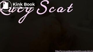 Anal Beads in shit loaded Asshole  LucyScat