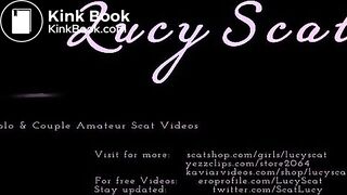 Hard Dropz Panty Poop while fucking  LucyScat