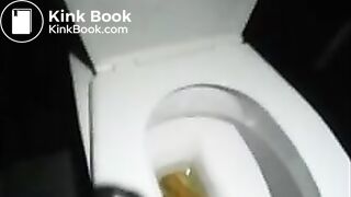 Girl pooping