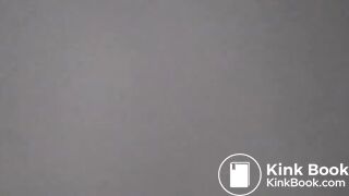 woman shits in public bathroom