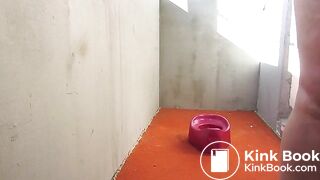 Hot girl shitting into potty 2