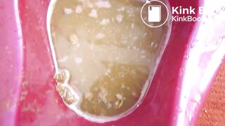 Hot girl shitting into potty 2