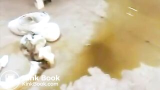 Japanese nurse shits in panties