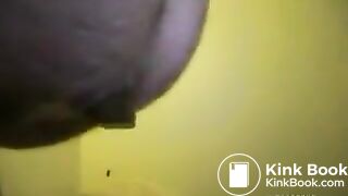 girl moans while eating log