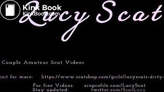 Cumslut poops on dining table for you!  LucyScat