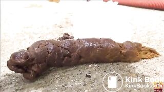 Well-dressed woman shitting in the alley 5