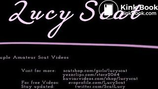 Shit stuffed pussy orgasm  LucyScat