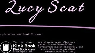 Shit stuffed pussy orgasm  LucyScat