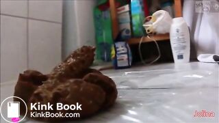 Brunette Amateur Slim Girl Dumping