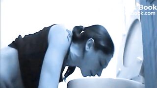 Cute girl burping and puking