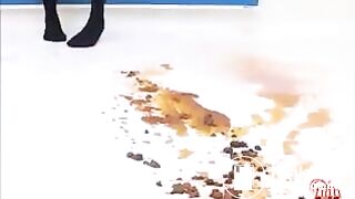 Huge enema explosions