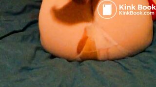 Peeprincess white pantyhose enema release