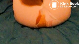 Peeprincess white pantyhose enema release