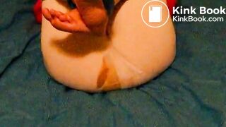 Peeprincess white pantyhose enema release