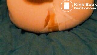 Peeprincess white pantyhose enema release