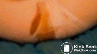 Peeprincess white pantyhose enema release