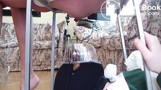 Spanish girls pooping on slave (25)