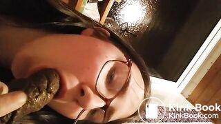 First time shit eating - video 2