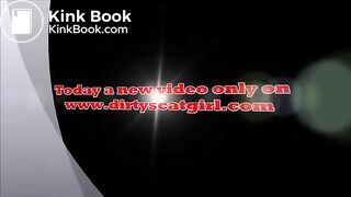 NEW cat show only on wwwdirtyscatgirlcom