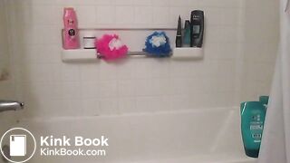 Chubby redhead pooping