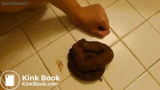 Young girl struggles to keep turds in