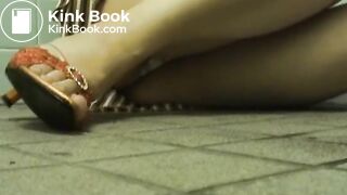 An enema is given to the drunk woman