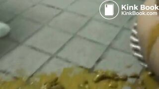 An enema is given to the drunk woman