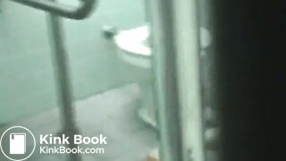 An enema is given to the drunk woman