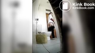 Diarrhea in public toilet!