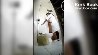 Diarrhea in public toilet!