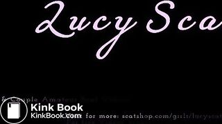 Cumshot on sexy lingerie panty poop  LucyScat