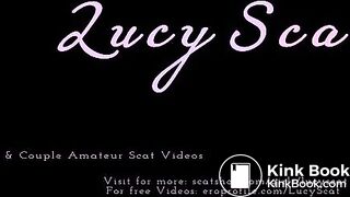 Cumshot on sexy lingerie panty poop  LucyScat