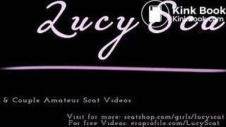 Cumshot on sexy lingerie panty poop  LucyScat
