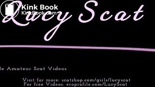 Cumshot on sexy lingerie panty poop  LucyScat