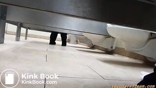 Belly pain in a public toilet